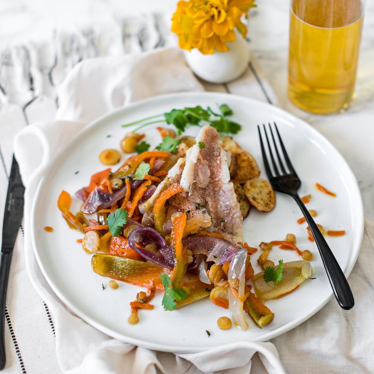 Picture of Jamaican Redfish Escovitch